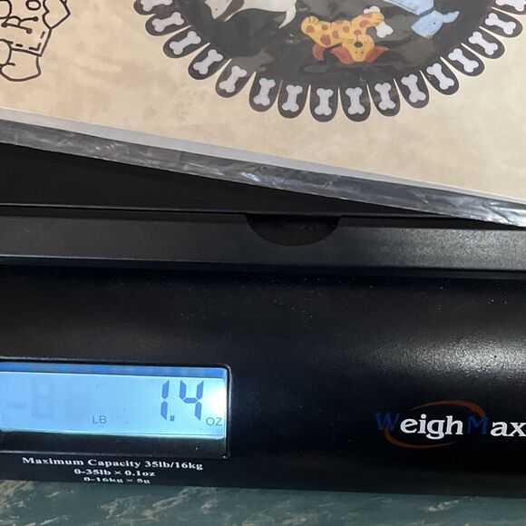 Bone Appetit Whimsical Wool Felt Table Topper Dog Cute Border Pattern 34” Graves - Picture 7 of 7